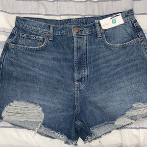 Arizona High Rise Denim Shorts